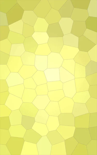 Illustration Vertical Yellow Colorful Big Hexagon Background — Stock Photo, Image