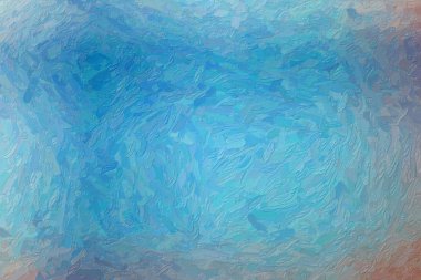 Mavi ve kırmızı koyu renk boya fırça büyük arka plan illüstrasyon ile