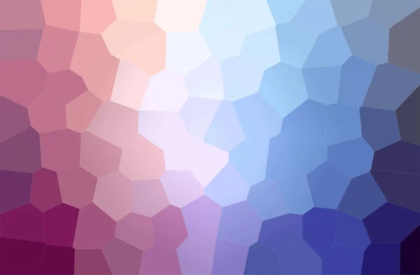 Illustration of abstract Blue And Purple Big Hexagon Horizontal background