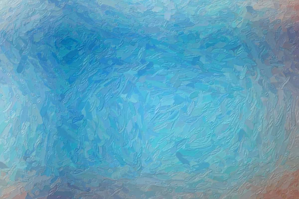 Mavi ve kırmızı koyu renk boya fırça büyük arka plan illüstrasyon ile