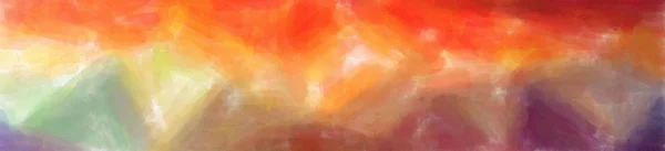 Illustration Abstract Orange Brown Watercolor Banner Background — Stock Photo, Image