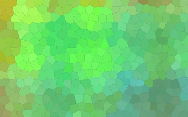 Illustration Pastel Vert Brun Petit Fond Hexagonal — Photo