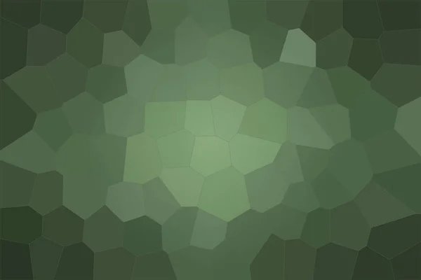Abstract Illustration Dark Jungle Green Pastel Big Hexagon Background Digitally — Stock Photo, Image