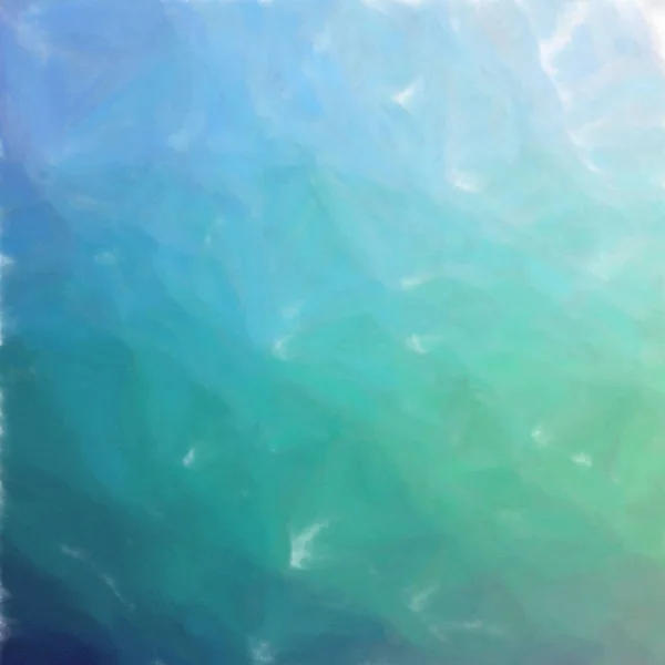 Illustratie Van Abstracte Achtergrond Van Blauwe Groene Aquarel Wash Vierkant — Stockfoto