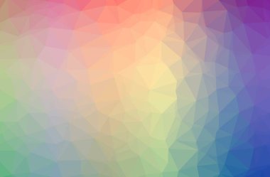 Soyut düşük poli mavi yatay arkaplan çizimi