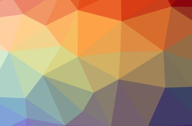 Soyut düşük poli turuncu yatay arka plan resmi