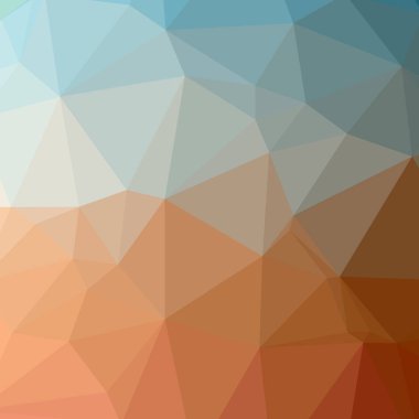 Soyut düşük poli turuncu kare arka plan resmi