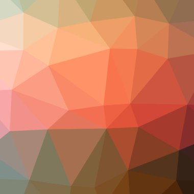 Soyut düşük poli turuncu kare arka plan resmi