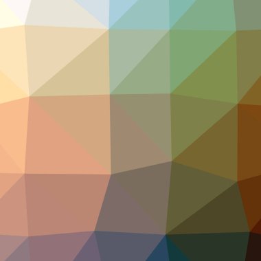 Soyut düşük poli turuncu kare arka plan resmi