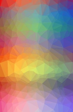 Soyut düşük poli turuncu dikey arka plan resmi