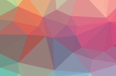 Soyut düşük poli kırmızı yatay arka plan resmi