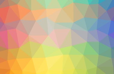 Soyut düşük poli turuncu yatay arka plan resmi