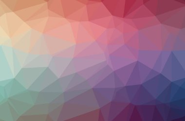 Soyut düşük poli kırmızı yatay arka plan resmi