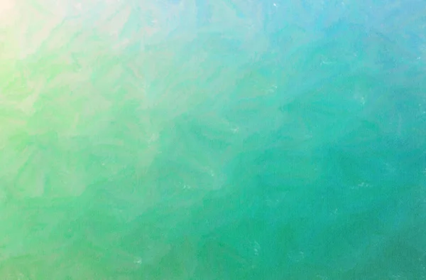 Illustration Abstract Blue Green Wax Crayon Horizontal Background — Stock Photo, Image
