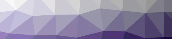 Illustration of abstract low poly purple banner background