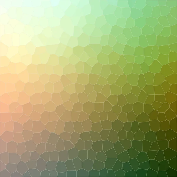 Illustration of green and red little hexagon square background digitally generated.