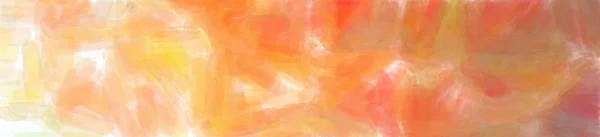 Ilustração Abstrato Orange Brown Watercolor Banner Fundo — Fotografia de Stock