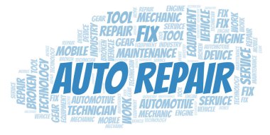 Otomatik onarım kelime bulutu. Yalnızca metin ile yapılan Wordcloud.