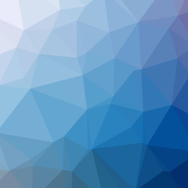 Soyut düşük poli mavi kare arka plan resmi