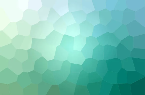 Ілюстрація Абстрактного Синього Зеленого Великого Шестикутника Горизонтальний Фон — стокове фото