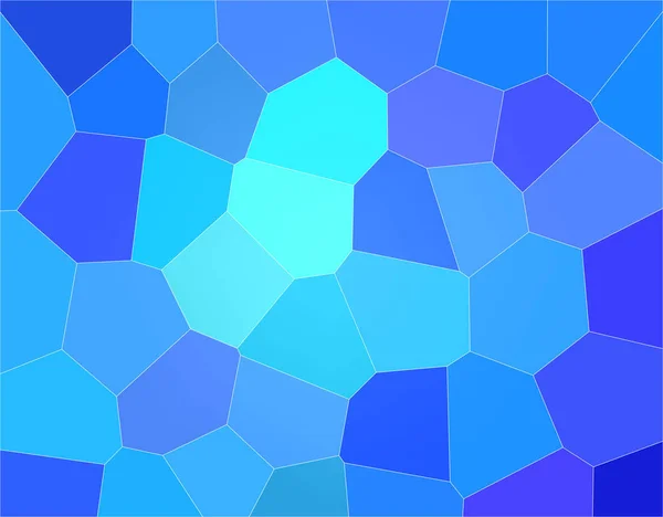 Lovely Abstract Illustration Blue Big Hexagon Bright Colors Paint Lovely — Stock Photo, Image
