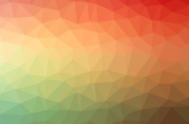 Soyut düşük poli turuncu yatay arka plan resmi