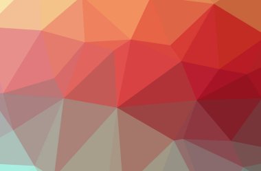 Soyut düşük poli kırmızı yatay arka plan resmi