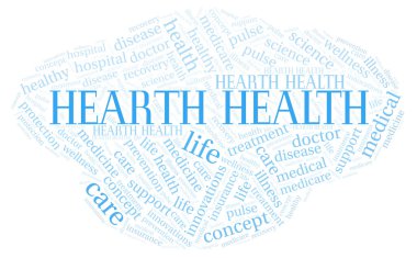 Ocak sağlık kelime bulutu. Yalnızca metin ile yapılan Wordcloud.