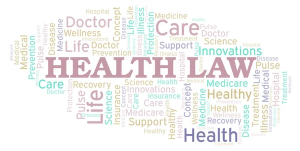Health Law word cloud. Wordcloud made with text only.