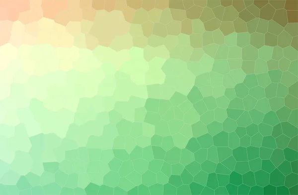Ілюстрація Зеленого Фону Фарби Маленький Шестикутник Цифрове Генерування — стокове фото