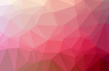 Soyut düşük poli kırmızı yatay arka plan resmi