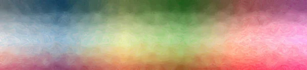 Illustration Von Abstrakten Grünen Blauen Und Lila Pastosen Banner Hintergrund — Stockfoto