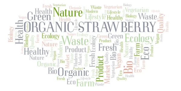 Bio Eper Szó Felhő Wordcloud Készült Csak Szöveg — Stock Fotó