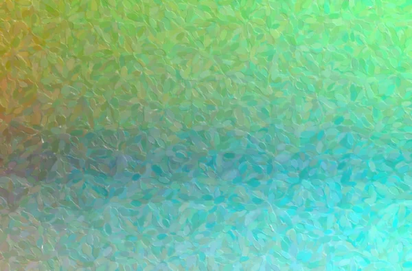 Abstrakte Illustration Von Blauen Und Grünen Langen Punkten Pointillismus Hintergrund — Stockfoto
