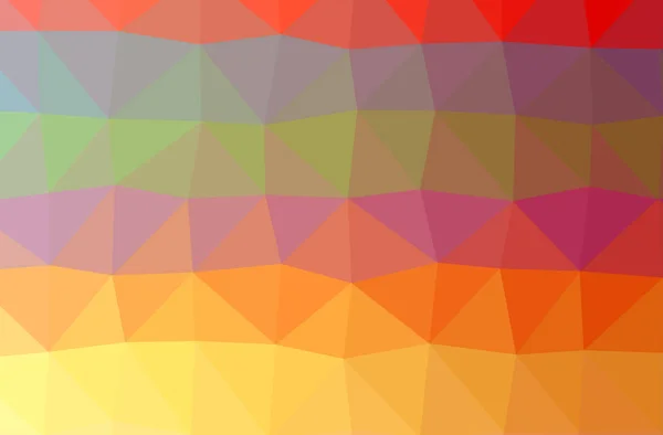 Illustratie Van Abstracte Laag Poly Oranje Horizontale Achtergrond — Stockfoto