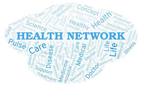Health Network word cloud. Wordcloud made with text only.