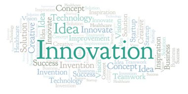 Yalnızca metin ile yapılan yenilik kelime bulutu