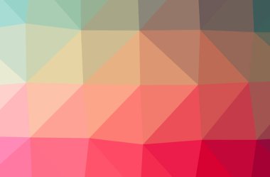 Soyut düşük poli kırmızı yatay arka plan resmi