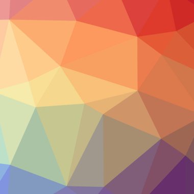 Soyut düşük poli turuncu kare arka plan resmi