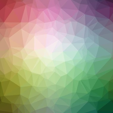 Soyut düşük poli yeşil kare arka plan resmi