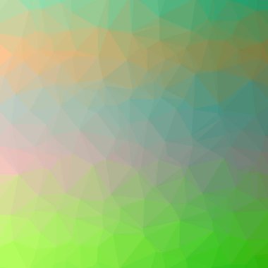 Soyut düşük poli yeşil kare arka plan resmi