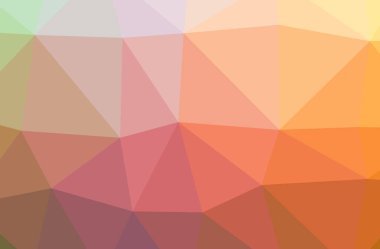 Soyut düşük poli turuncu yatay arka plan resmi