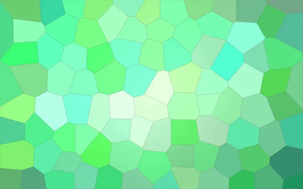 Εικονογράφηση Της Πράσινο Φωτεινό Φόντο Μεγάλο Εξάγωνο — Φωτογραφία Αρχείου