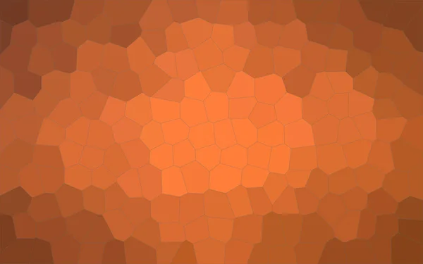 Illustration Orange Mitten Storlek Hexagon Bakgrund — Stockfoto