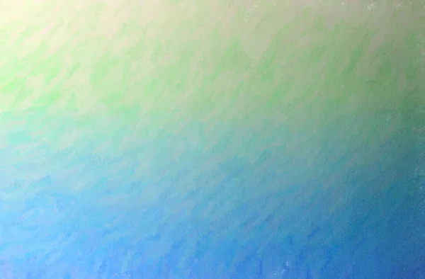 Ilustração Abstrato Azul Verde Cera Lápis Cera Horizontal Fundo — Fotografia de Stock