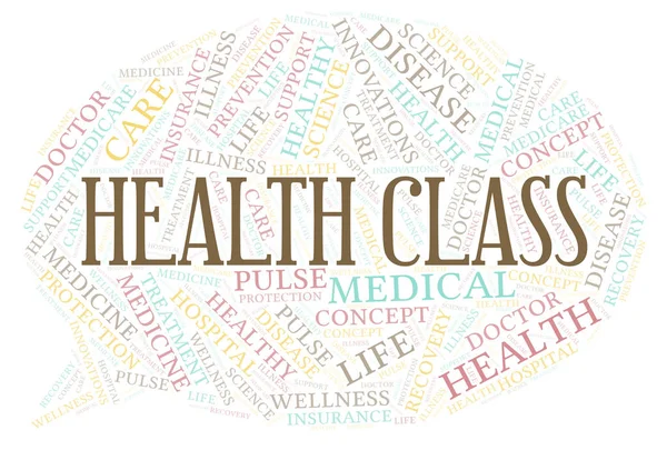Egészségügyi Osztály Szó Felhő Wordcloud Készült Csak Szöveg — Stock Fotó
