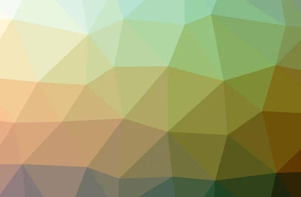 Illustration Abstract Low Poly Orange Horizontal Background — Stock Photo, Image