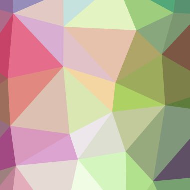 Soyut düşük poli yeşil kare arka plan resmi