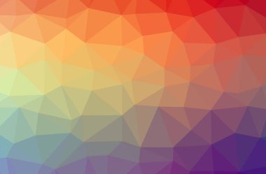 Soyut düşük poli turuncu yatay arka plan resmi