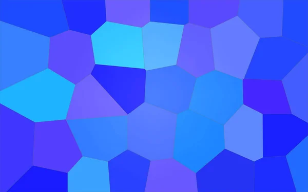 Illustration Fond Géant Hexagone Bleu Brillant — Photo